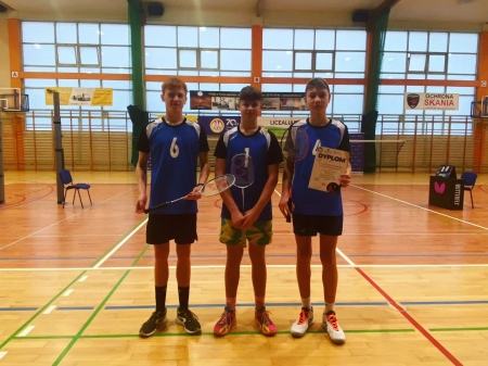IV miejsce w finale Licealiady wojewódzkiej w badmintonie chłopców 