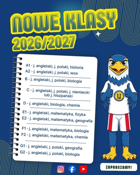 Rekrutacja na rok szkolny 2026/2027