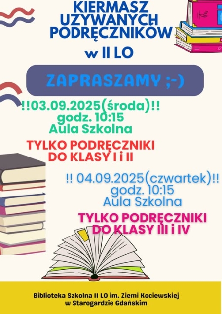 Kiermasz używanych podręczników