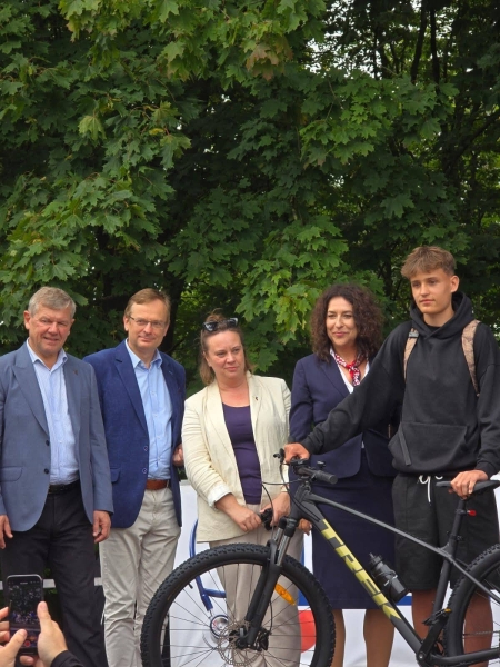 Gratulacje! Rower dla Tobiasza