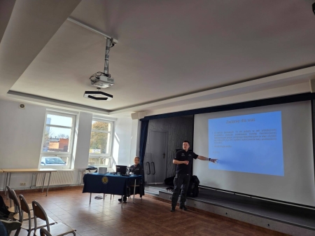 Spotkanie z funkcjonariuszami Aresztu Śledczego w Starogardzie Gdańskim 25.03.2026