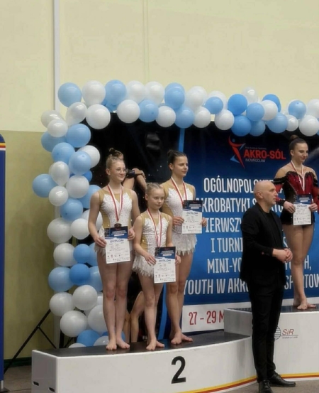 Wielki sukces naszej uczennicy podczas Ogólnopolskich Zawodów Akrobatyki Sportowej