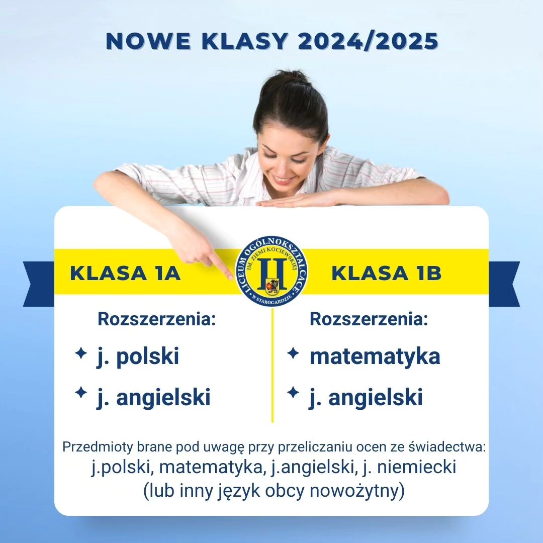 Rekrutacja - II Liceum Ogólnokształcące im. Ziemi Kociewskiej w